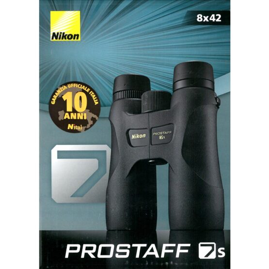 Nikon PROSTAFF 7S 8X42 Waterproof - binocolo - Garanzia Nital Italia 10 anni. - immagine 4