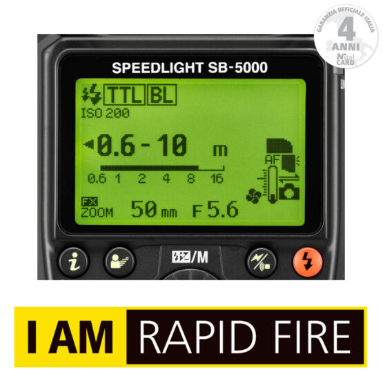 Nikon flash SB-5000 iTTL - GARANZIA NITAL ITALIA 4 ANNI. - immagine 5