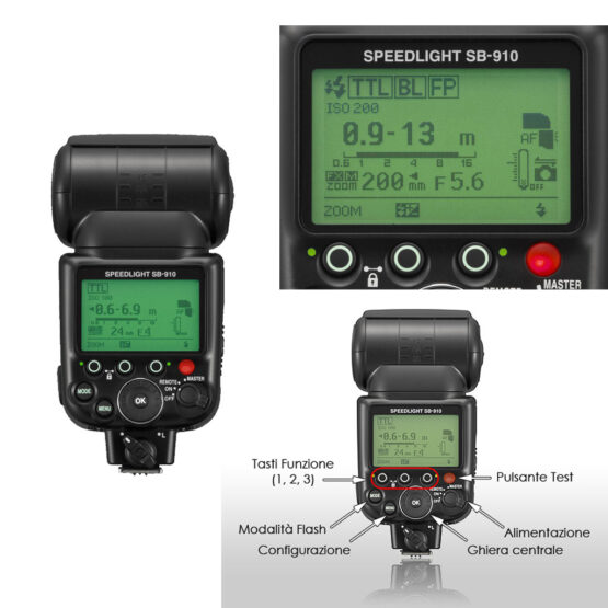 Nikon flash SB-910 iTTL - USATO - immagine 3