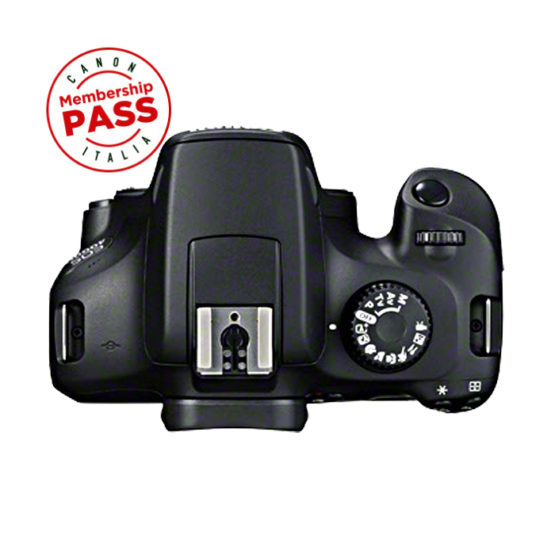 Canon EOS 4000D Kit EF-S 18-55 III Kit Vojage + Borsa Canon + SD 16GB + panno pulizia lenti Canon - GARANZIA CANON PASS UFFICIALE ITALIA 2 ANNI - immagine 2