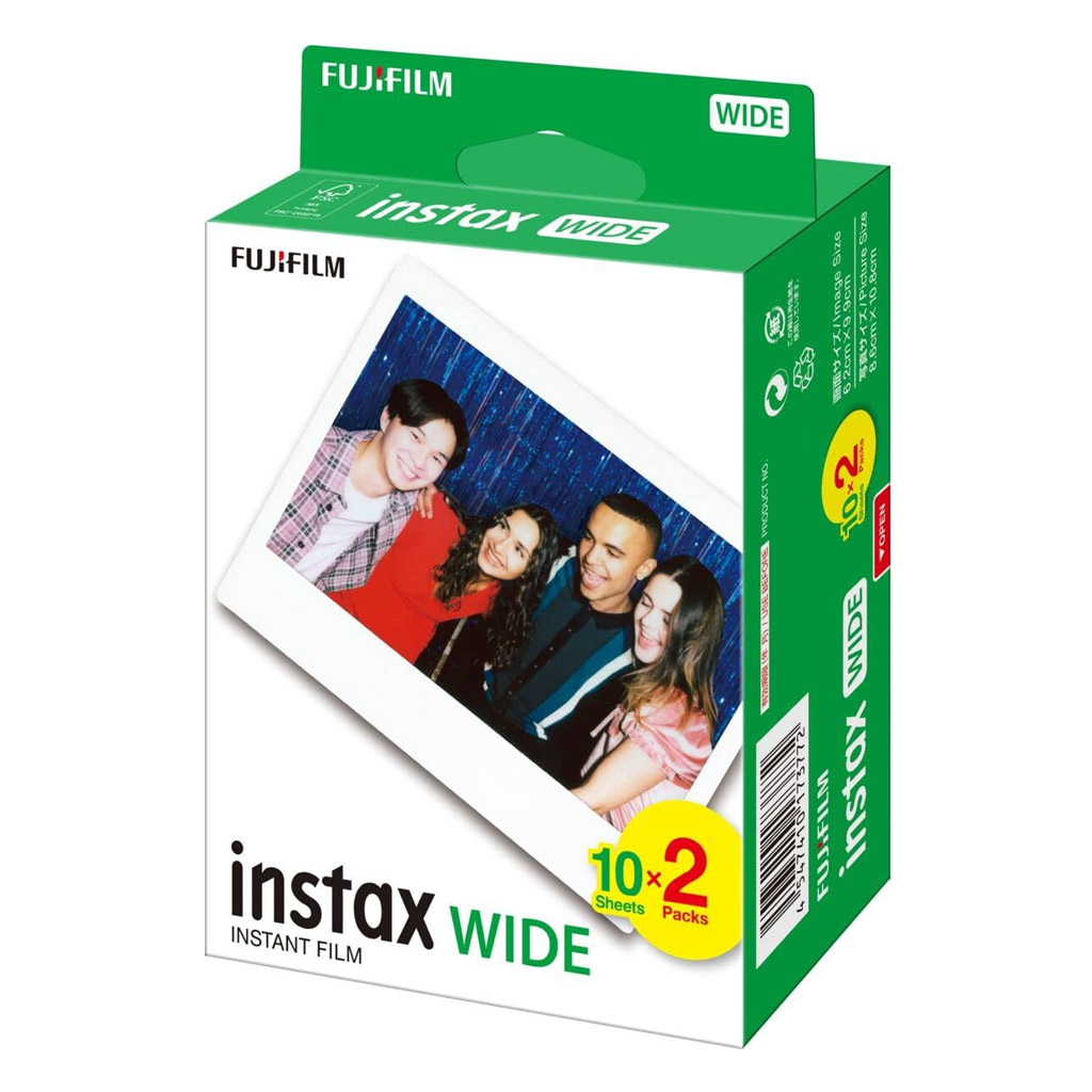 Fujifilm pellicola Instax WIDE 10X2 - 20 foto colore - Fotospina