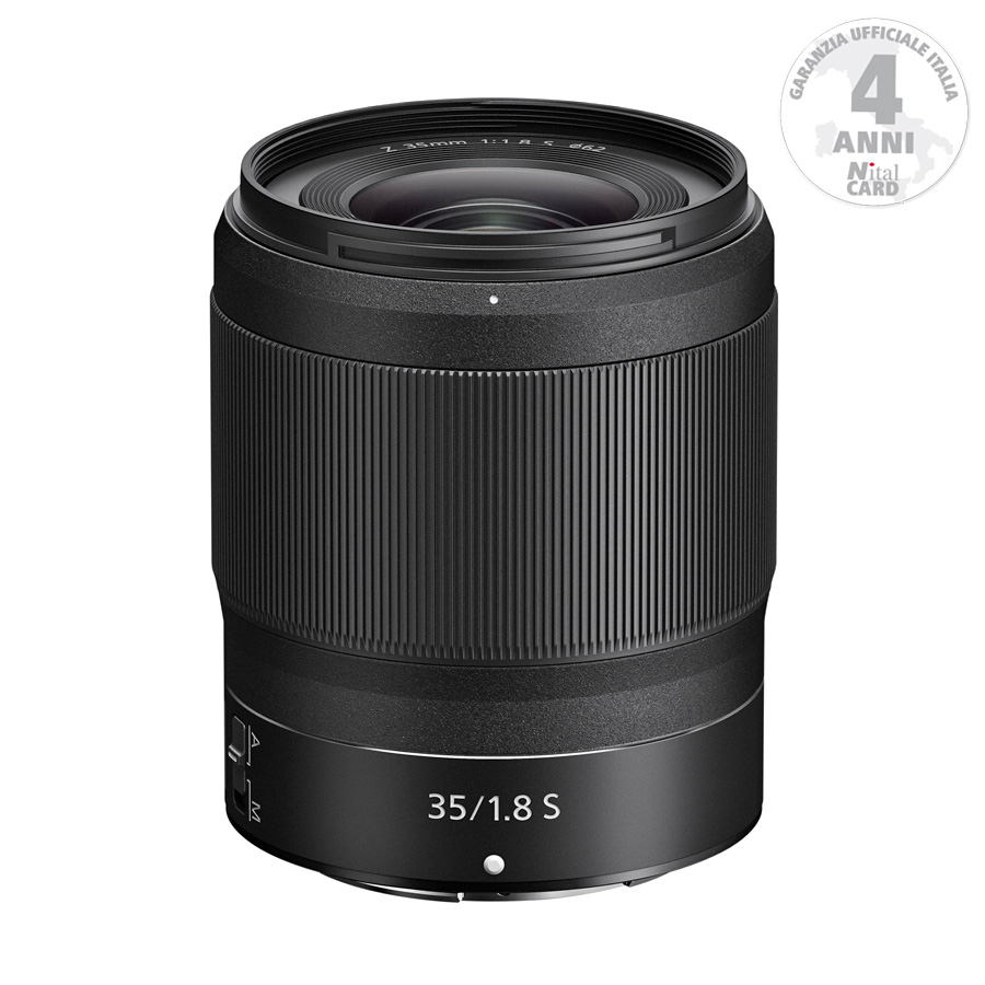 Nikon Z 35mm f 1.8 S – Garanzia Nital Italia 4 Anni