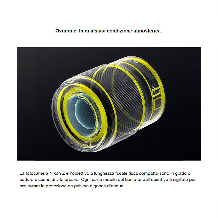 Nikon Z 35mm f 1.8 S – Garanzia Nital Italia 4 Anni - immagine 6