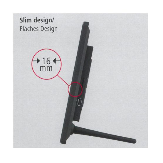 Hama Cornice Digitale 121-SLB 12,1″ pollici - GARANZIA ITALIA 2 ANNI - immagine 5