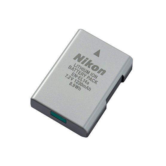 Nikon batteria EN-EL14a originale agli ioni di litio – Li-Ion – ricaricabile - immagine 2
