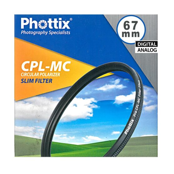 Phottix filtro 67 mm Polarizzatore Circolare MC Slim
