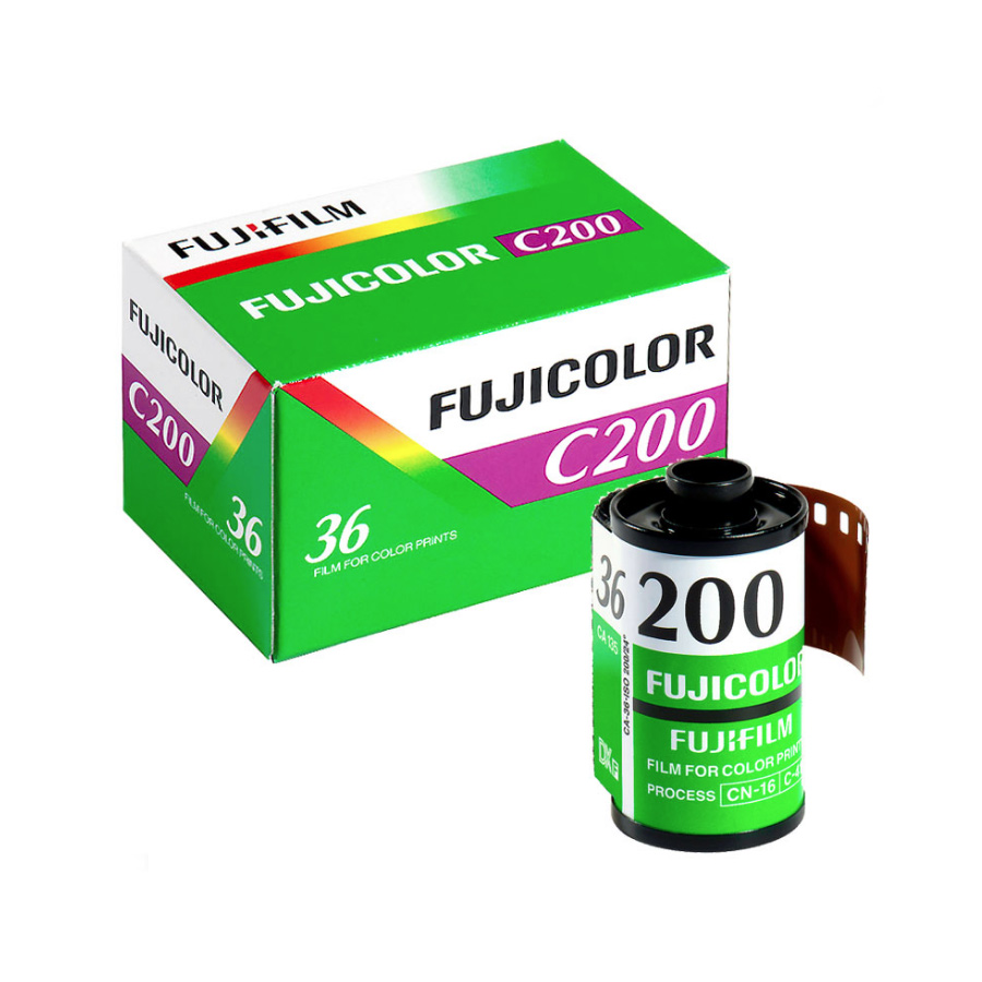 Pellicola 35mm Rullino Colore Fujifilm Fujicolor C200 200 ASA 36 pose 135-36 