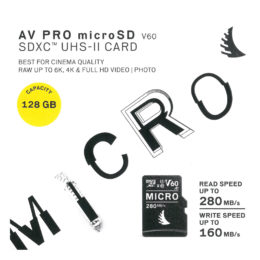 Angelbird 128 GB scheda Micro SD AV PRO MK2 V60 SDXC™ UHS-II U3 Classe 10 con Adattatore SD