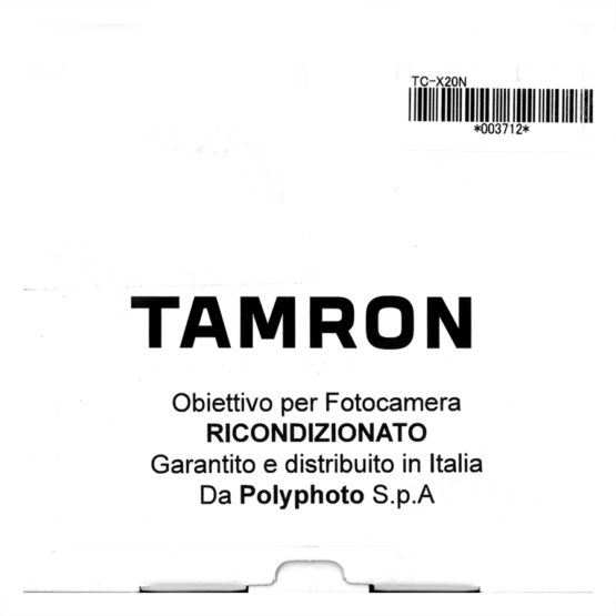 Tamron TC-X20 2x – per Nikon F – OBIETTIVO DEMO NUOVO – GARANZIA 1 ANNO POLYPHOTO ITALIA - immagine 6