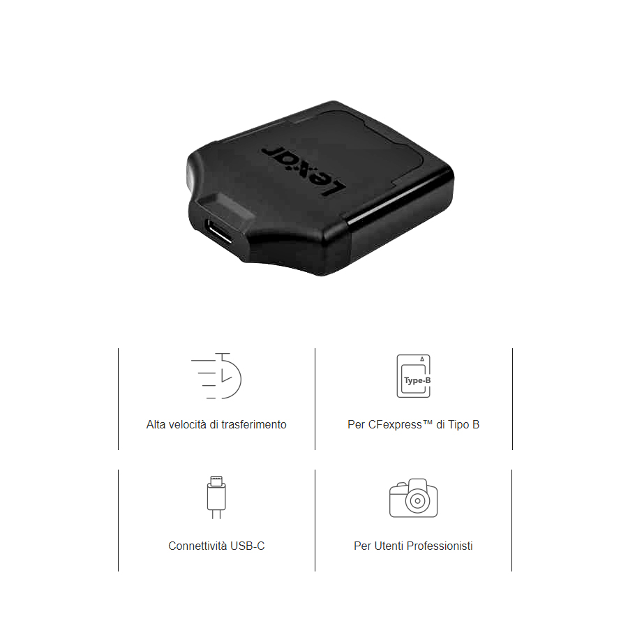 LEXAR Professional Multi-Card 3-in-1 USB 3.1 Reader lettore di
