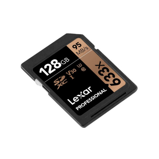 Lexar Scheda SD 128-GB 633X PRO 95-MB/s SDXC C10 V30 U3 - immagine 3