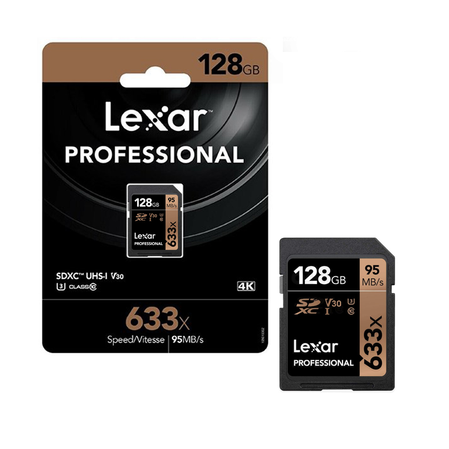 Lexar Scheda SD 128-GB 633X PRO 95-MB/s SDXC C10 V30 U3