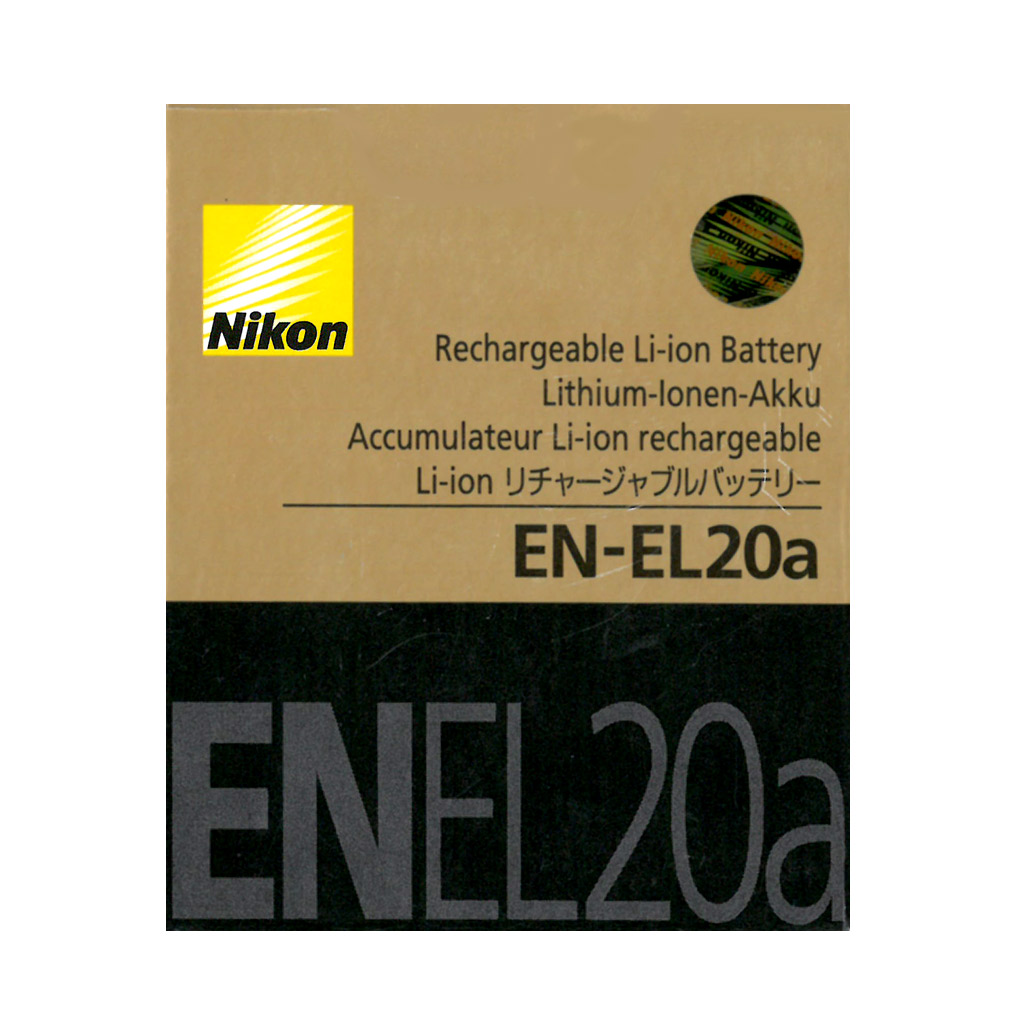 Nikon batteria EN-EL 20a originale agli ioni di litio – Li-Ion –  ricaricabile - Fotospina