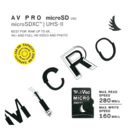 Angelbird 256 GB scheda Micro SD AV PRO MK2 V60 SDXC™ UHS-II U3 Classe 10 con Adattatore SD