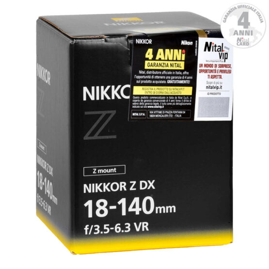 Nikon Z 18-140mm f/3.5-6.3 DX VR – con filtro UV - Garanzia Nital Italia 4 anni - immagine 9
