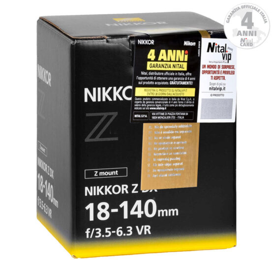 Nikon Z 18-140 mm f/3.5-6.3 DX VR - da Kit – con filtro UV - Garanzia Nital Italia - immagine 9
