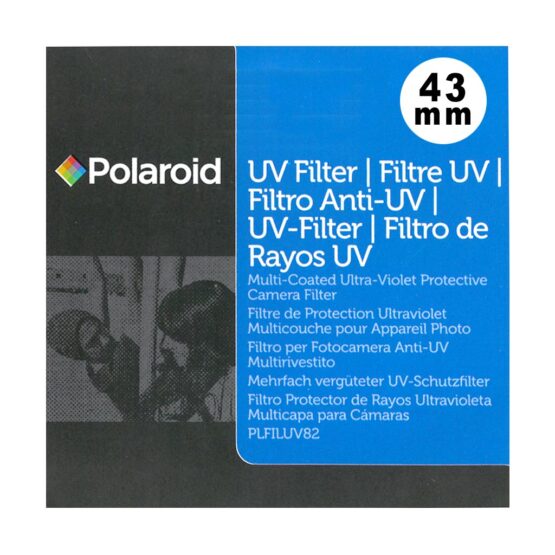 Polaroid filtro UV 43 mm Multi Coated - Rivestimento Multistrato - GARANZIA UFFICIALE POLYPHOTO ITALIA 2 ANNI