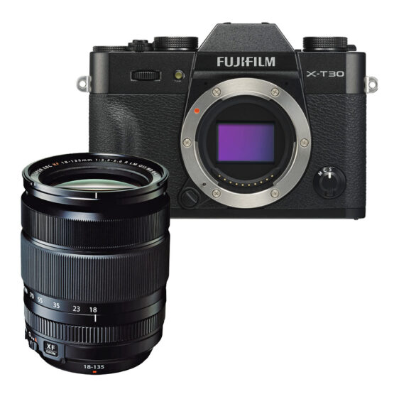 Fujifilm X-T30 II + XF 18-135mm – NERO - garanzia FUJIFILM ITALIA 2 ANNI