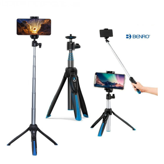 Benro BK 15 mini treppiede 3 in 1 + selfie stick - immagine 6