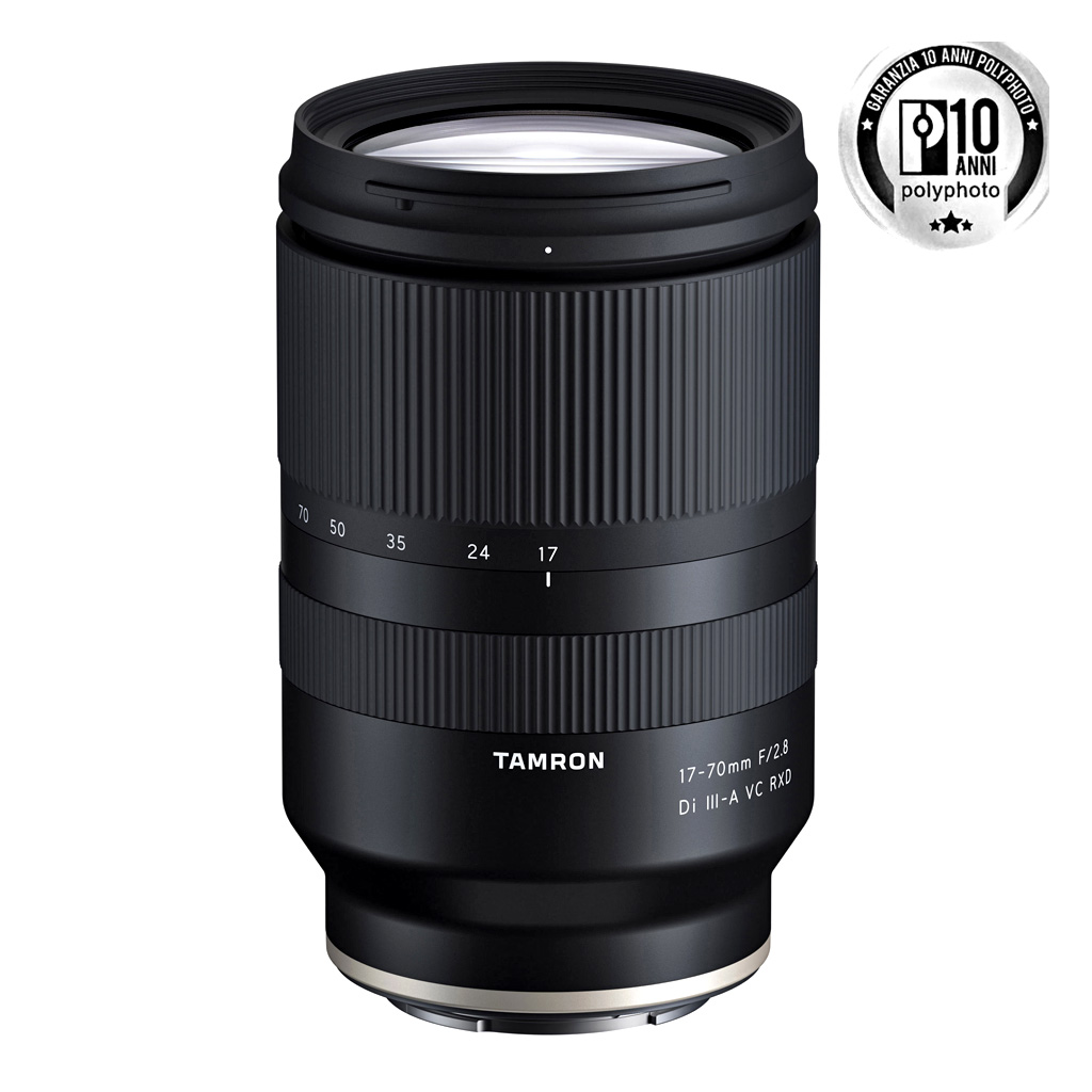 Tamron 17-70 mm F 2.8 Di III-A VC RXD - per FUJIFILM X - garanzia Polyphoto Italia 10 anni