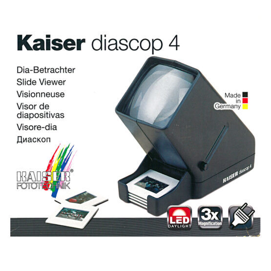 Kaiser Diascop 4 visore per diapositive – negativi - immagine 2