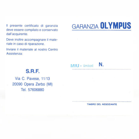 Olympus Mju I Limited Edition – fotocamera analogica - immagine 17