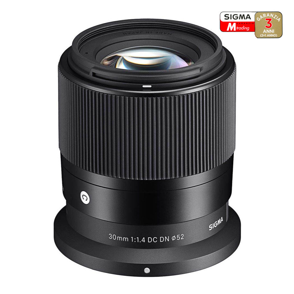 Sigma 30 mm f 1.4 DC DN (C) + FILTRO – Nikon Z-Mount – garanzia MTRADING ITALIA 3 anni.
