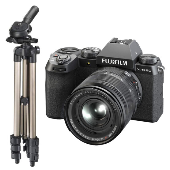 Fujifilm X-S20 + XF 18-55mm + treppiede - garanzia FUJIFILM ITALIA 2 anni
