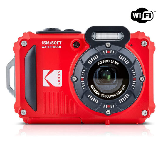Kodak WPZ2 rossa - Subacquea fino a 15 mt - con borsa