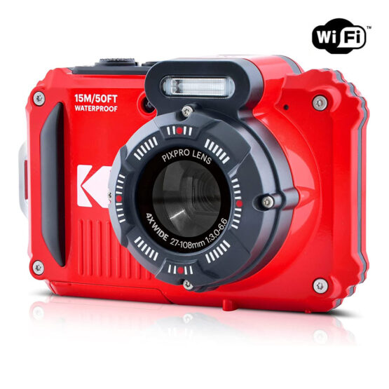 Kodak WPZ2 rossa - Subacquea fino a 15 mt - con borsa - immagine 2