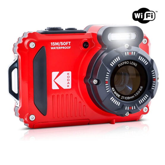 Kodak WPZ2 rossa - Subacquea fino a 15 mt - con borsa - immagine 3