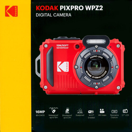 Kodak WPZ2 rossa - Subacquea fino a 15 mt - con borsa - immagine 11