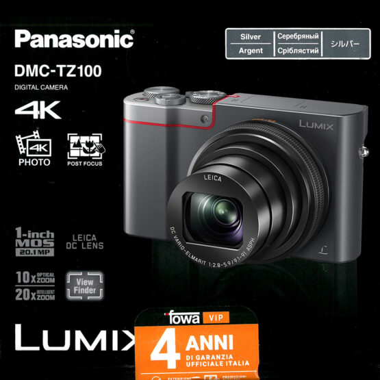 Panasonic Lumix TZ100 silver - Garanzia Fowa Italia 4 anni - immagine 12