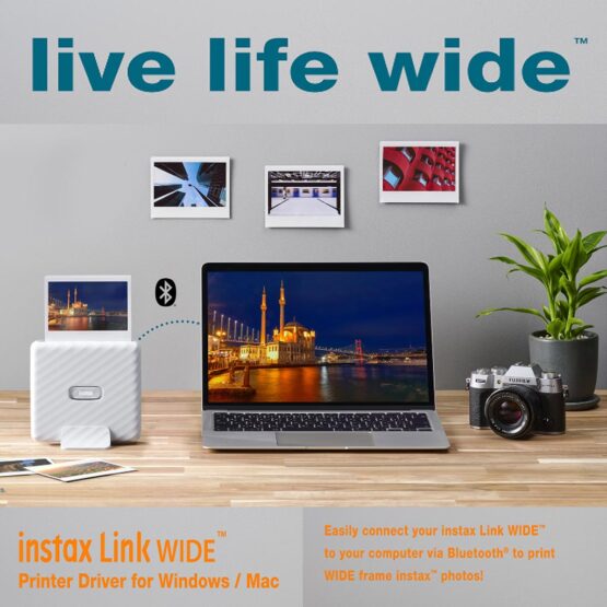 Fujifilm INSTAX Link WIDE – bianca – stampante per PC e Smartphone - garanzia FUJIFILM ITALIA 2 anni - immagine 15