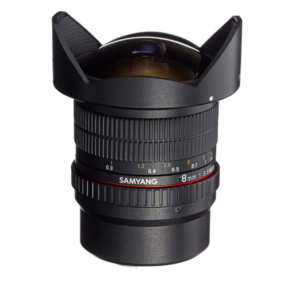 Samyang 8mm f 3.5 UMC Fish-eye CS II UMC- usato AAA - Attacco Nikon F