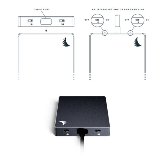 Angelbird Lettore SD card UHS-I UHS-II - immagine 3