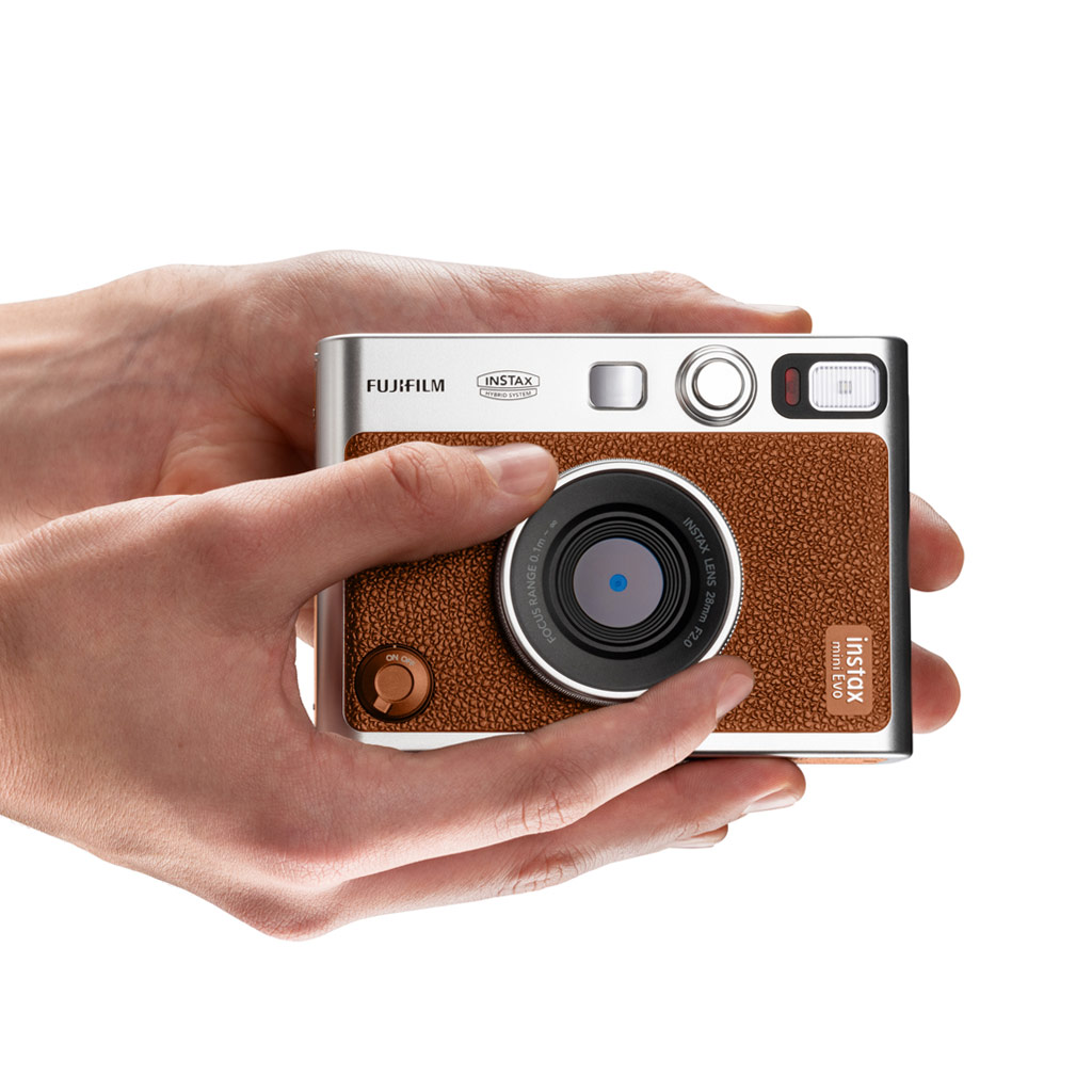 Fujifilm instax mini EVO - brown – GARANZIA FUJIFILM ITALIA 2 ANNI -  Fotospina