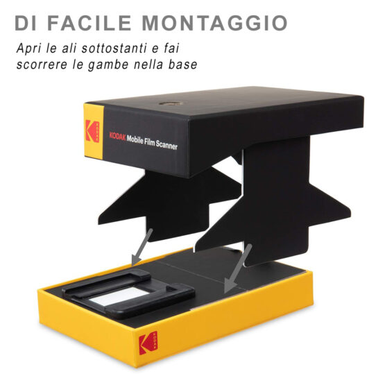 Kodak Mobile film scanner - per pellicole/dia 35mm - garanzia POLYPHOTO Italia - immagine 5