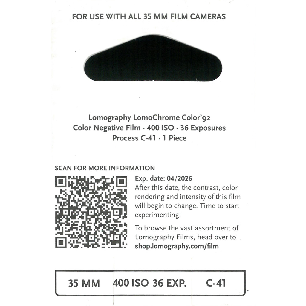 Lomography LomoChrome Color '92 - 35mm ISO 400 colore – 135/36 pose - immagine 4