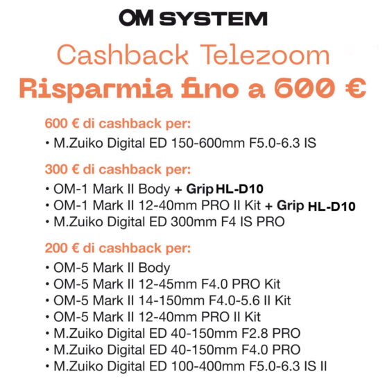 OM System M.Zuiko Digital ED 300mm f/4 PRO - CASHBACK € 300 - gar. POLYPHOTO Italia 2 anni - immagine 3