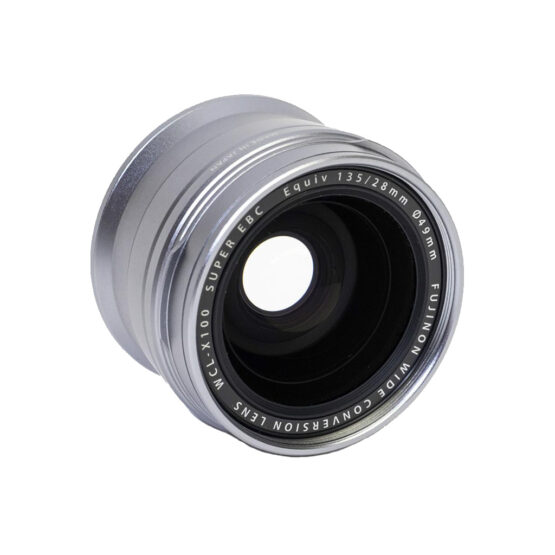Fujifilm WCL-X100 - silver - wide converter - garanzia FUJIFILM ITALIA 2 anni