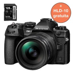 OM System OM-1 Mark II + 12-40mm II + CASHBACK di € 300 + HLD-10 + SD 128GB - garanzia POLYPHOTO Italia 2 anni