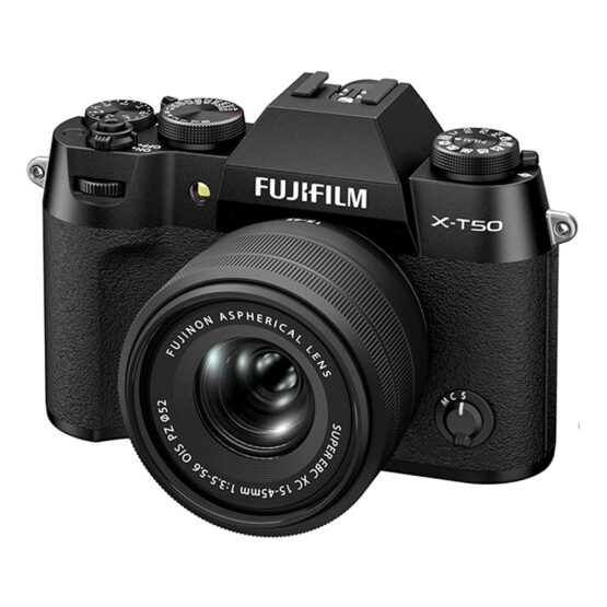 Fujifilm X-T50 + 15-45mm – NERO - garanzia FUJIFILM ITALIA 2 anni