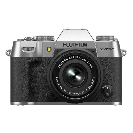 Fujifilm X-T50 + 15-45mm – SILVER - garanzia FUJIFILM ITALIA 2 anni - immagine 2