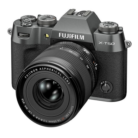 Fujifilm X-T50 + 16-50mm – CHARCOAL SILVER – garanzia FUJIFILM ITALIA 2 anni