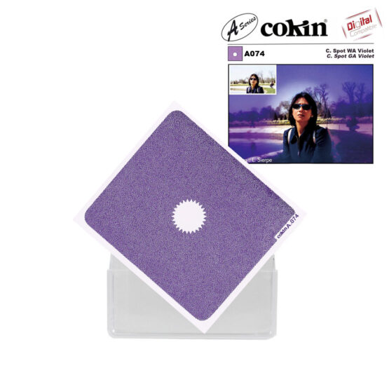Cokin A074 spot w.a. violet filtro per effetti speciali
