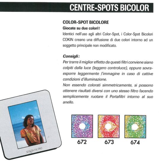 Cokin A673 spot 2 colors giallo rosa filtro per effetti speciali - immagine 2