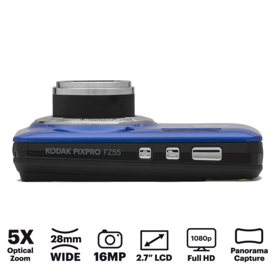 Kodak FZ 55 Pixpro 16Mp - blue - con astuccio - immagine 5