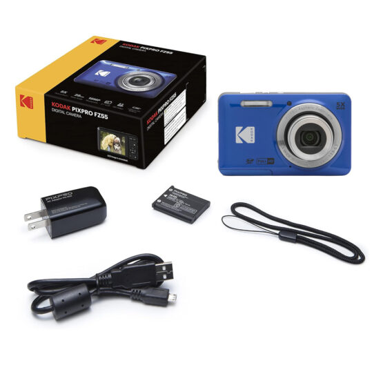 Kodak FZ 55 Pixpro 16Mp - blue - con astuccio - immagine 10