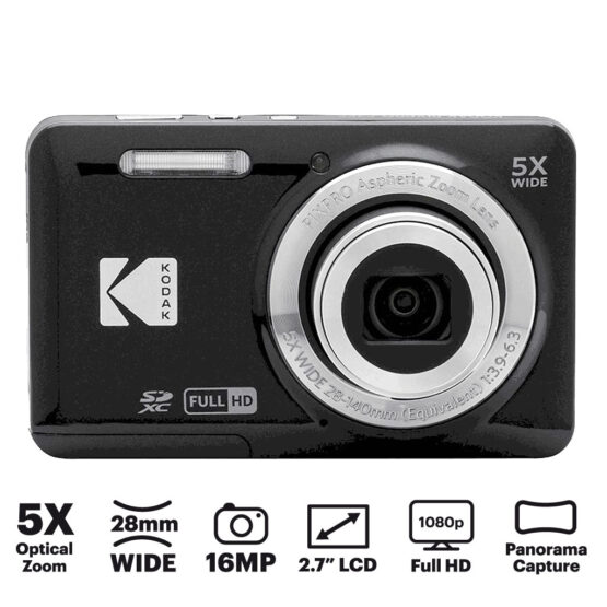 Kodak FZ 55 Pixpro 16Mp - nero - con astuccio - immagine 3
